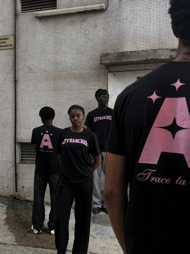 AFFRANCHIS pink F tee