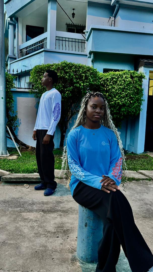 T.T.V Long Sleeves bleu